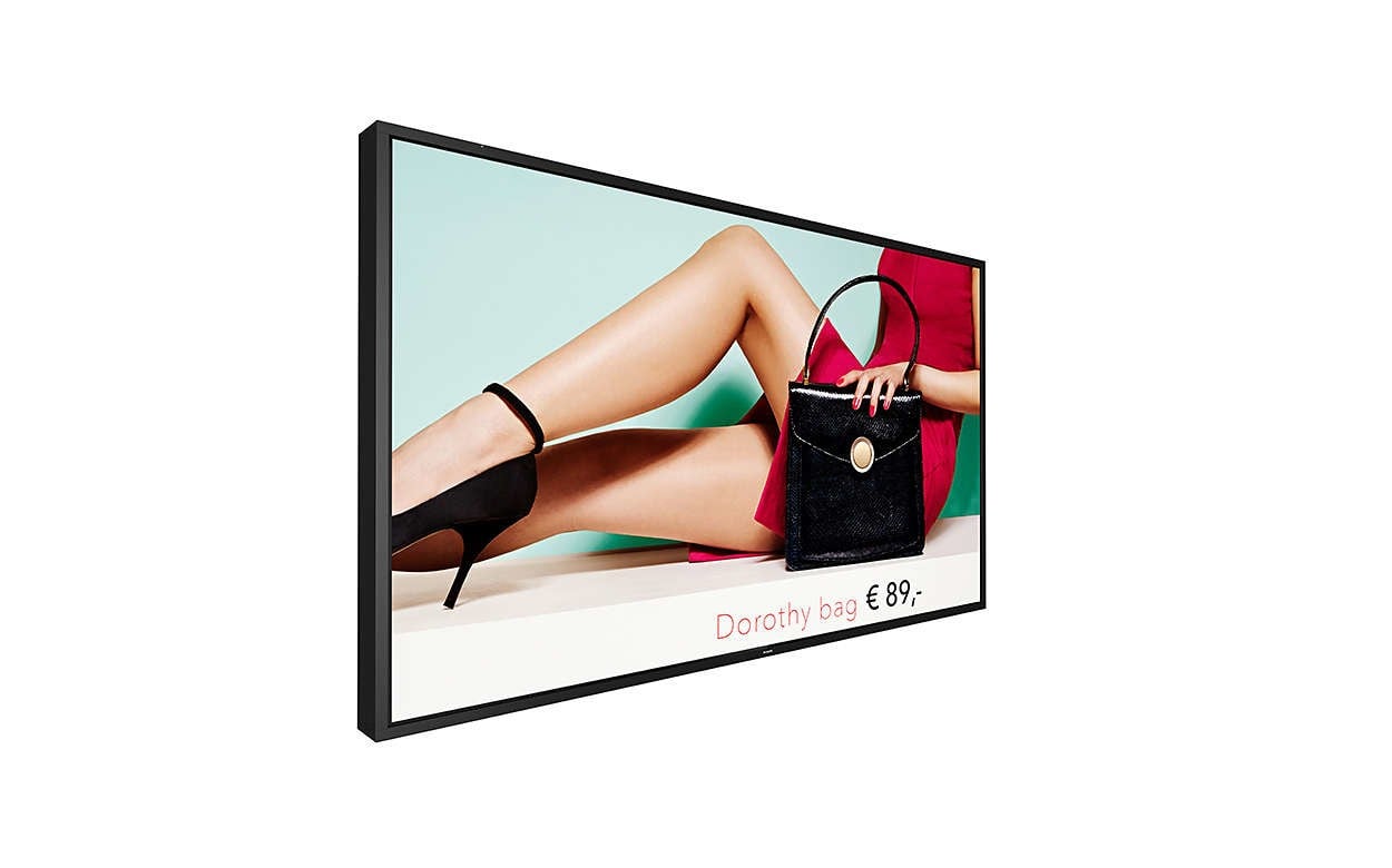 "Philips 75BDL4003H - 75"" Diagonal Class (74.5"" viewable) - H-Line Series LED-backlit LCD display - digital signage - Android - 4K UHD."