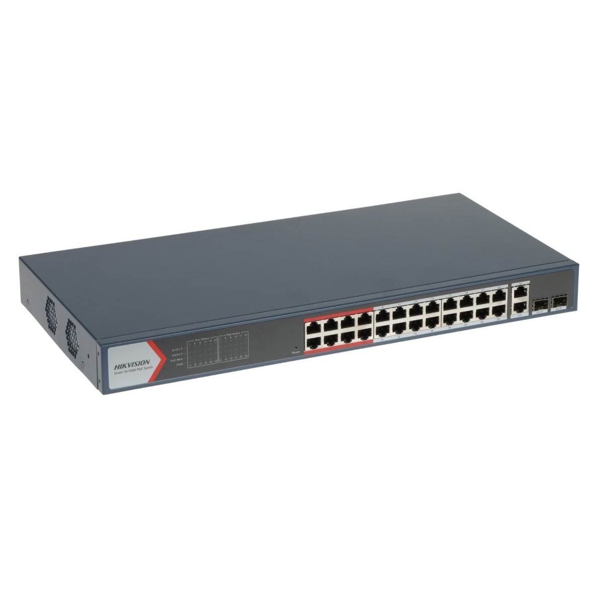 Hikvision DS-3E1326P-EI(B) Commutateur POE intelligent Fast Ethernet 24 ports