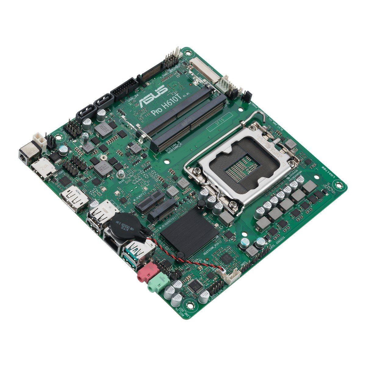 ASUS PRO H610T-CSM LGA1700 2DDR4 Thin Mini ITX 2xSATA MB 1xHDMI 1xDP 1xLVDS 3xM.2