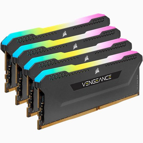 Module de mémoire Corsair Vengeance RGB Pro CMH64GX4M4E3200C16 64 Go 4 x 16 Go DDR4