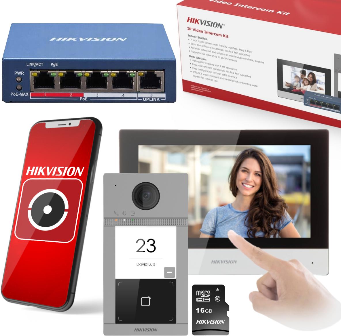 Hikvision DS-KIS604-S(C) Kit de vidéophone IP