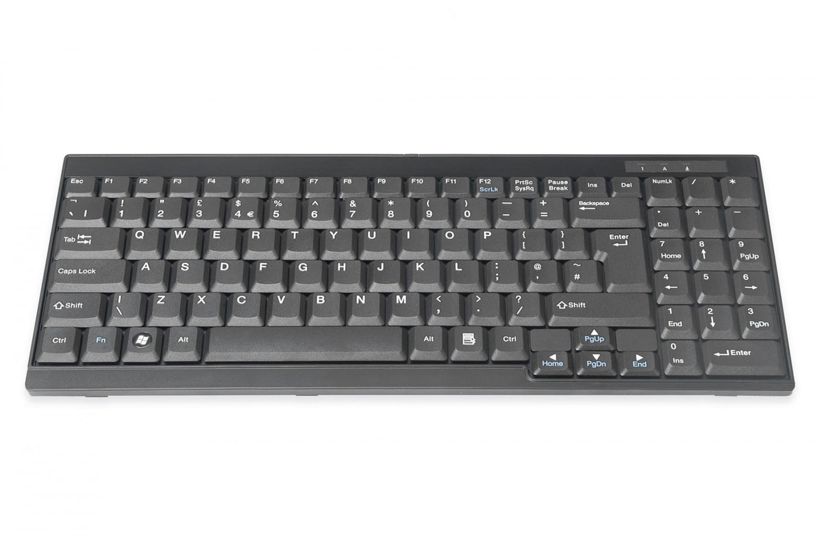 Digitus DS-72000UK clavier Universel QWERTY Anglais Noir