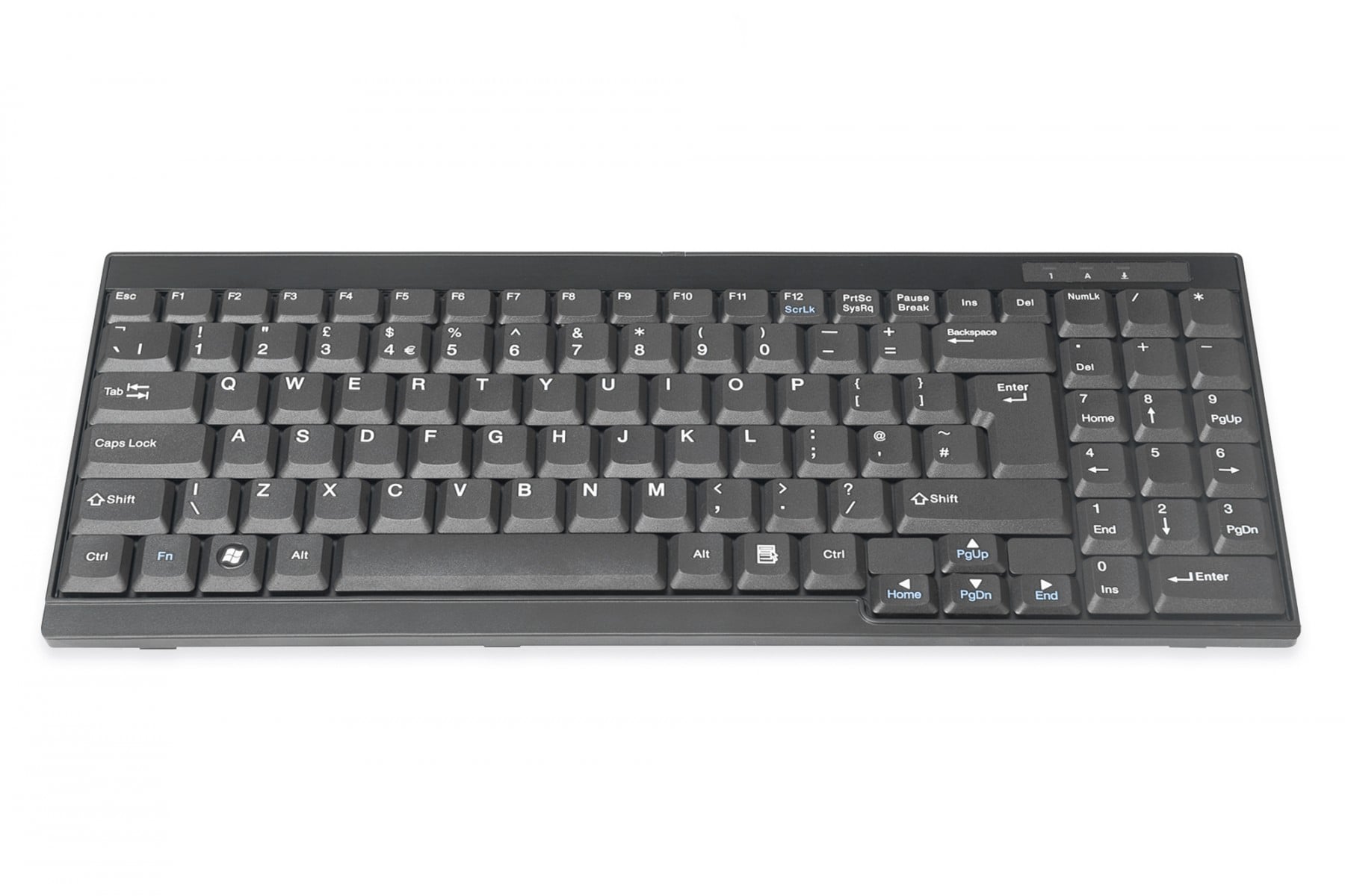 Digitus DS-72000UK clavier Universel QWERTY Anglais Noir