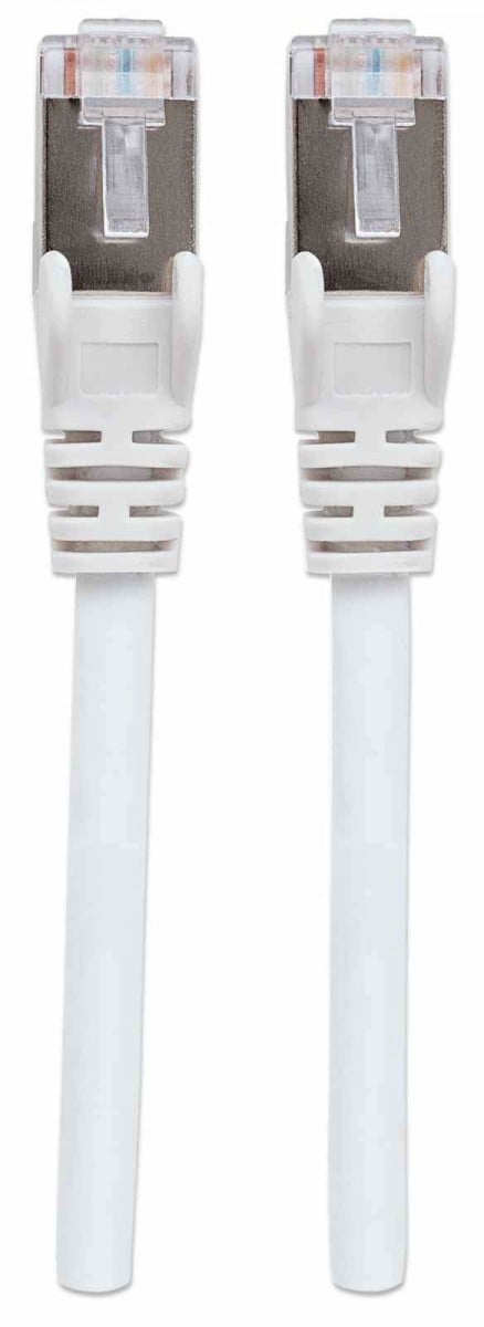 Intellinet 741361 câble de réseau Blanc 1 m Cat7 S/FTP (S-STP)