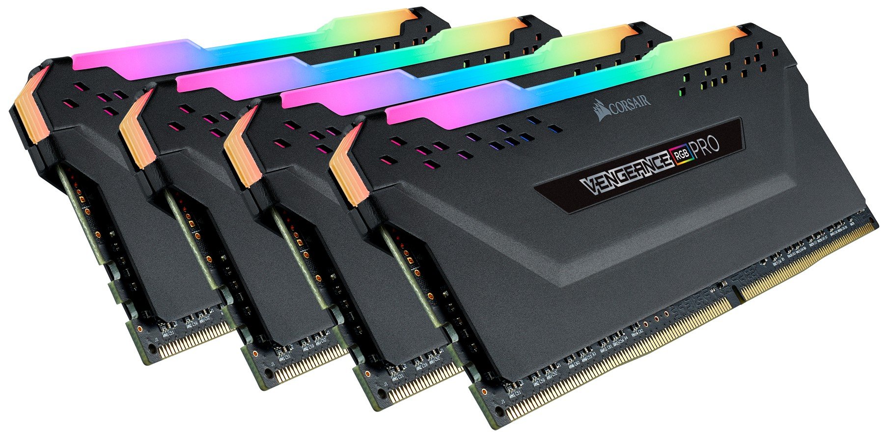 Module de mémoire Corsair Vengeance RGB Pro CMW64GX4M4E3200C16 64 Go 4 x 16 Go DDR4