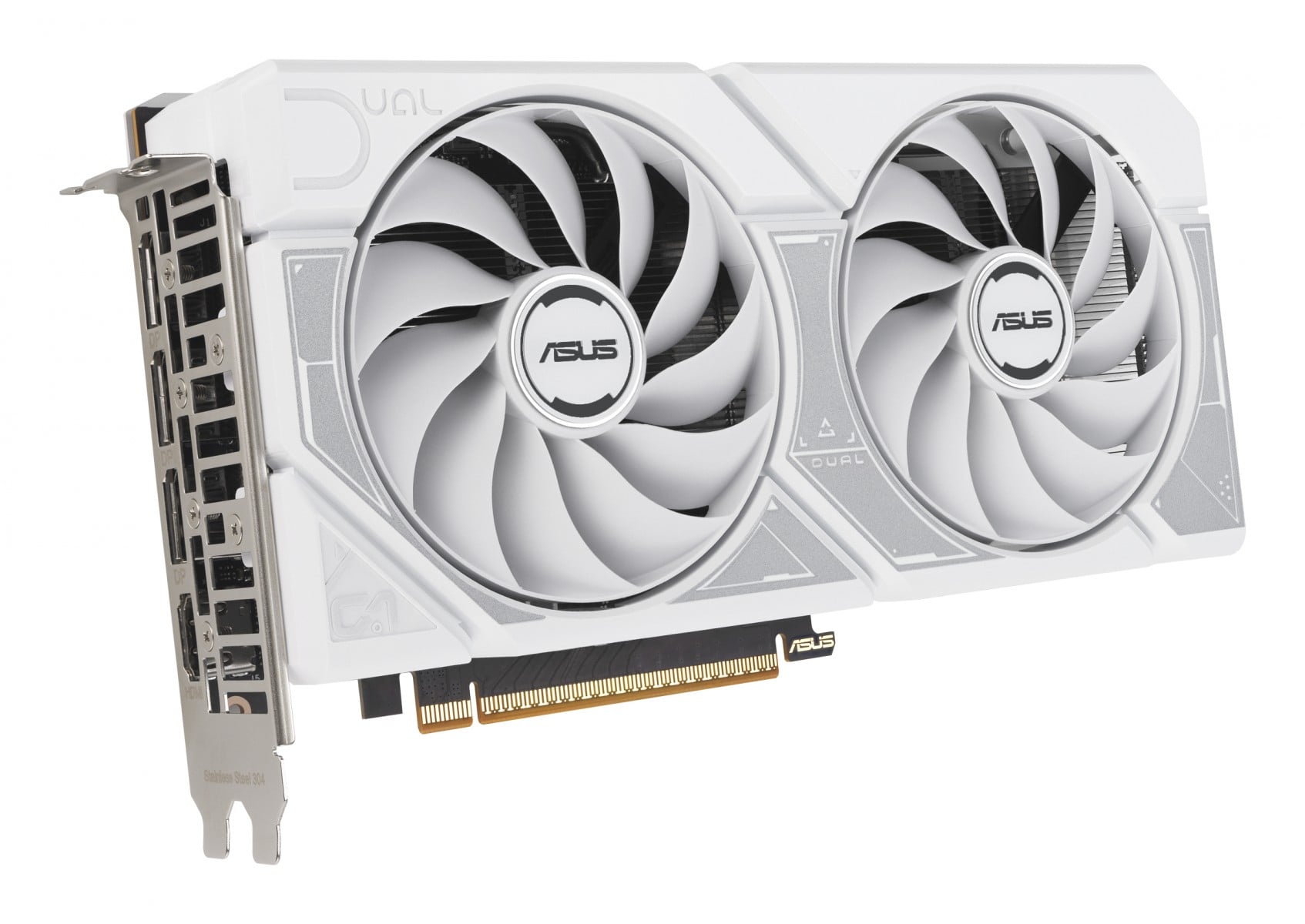 ASUS DUAL RTX 5060 OC 8Go GDDR7 3xDP 1xHDMI WHITE