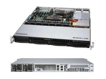 Supermicro SuperChassis 813MF2TQC-R804CB Rack (1 U)