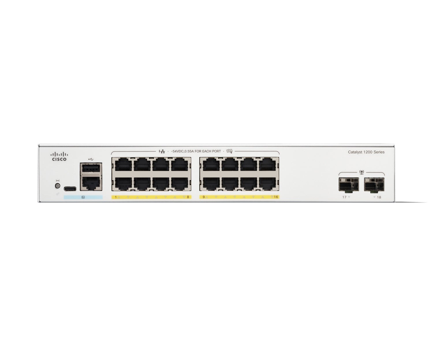 CISCO Catalyst 1200 16-port GE PoE 2x1G SFP