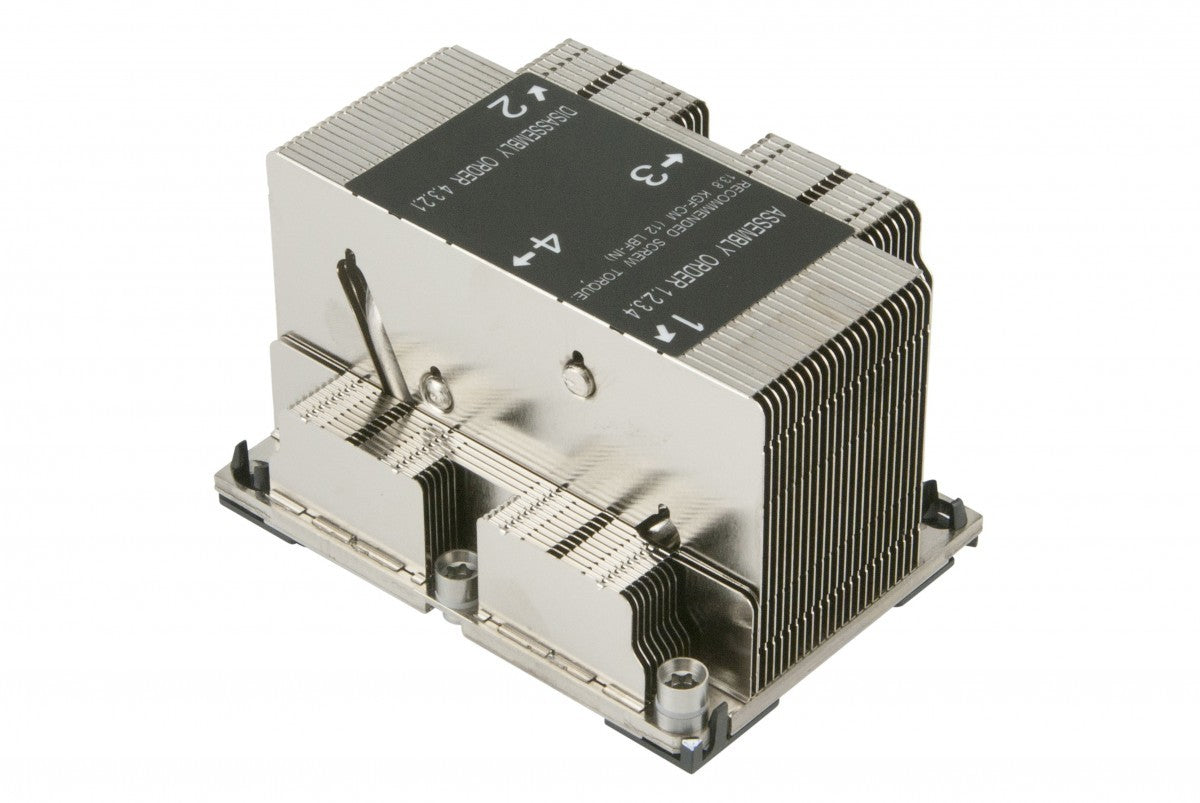 Supermicro SNK-P0068PSC systeme de refroidissement d’ordinateur Processeur Dissipateur thermique/Radiateur Gris