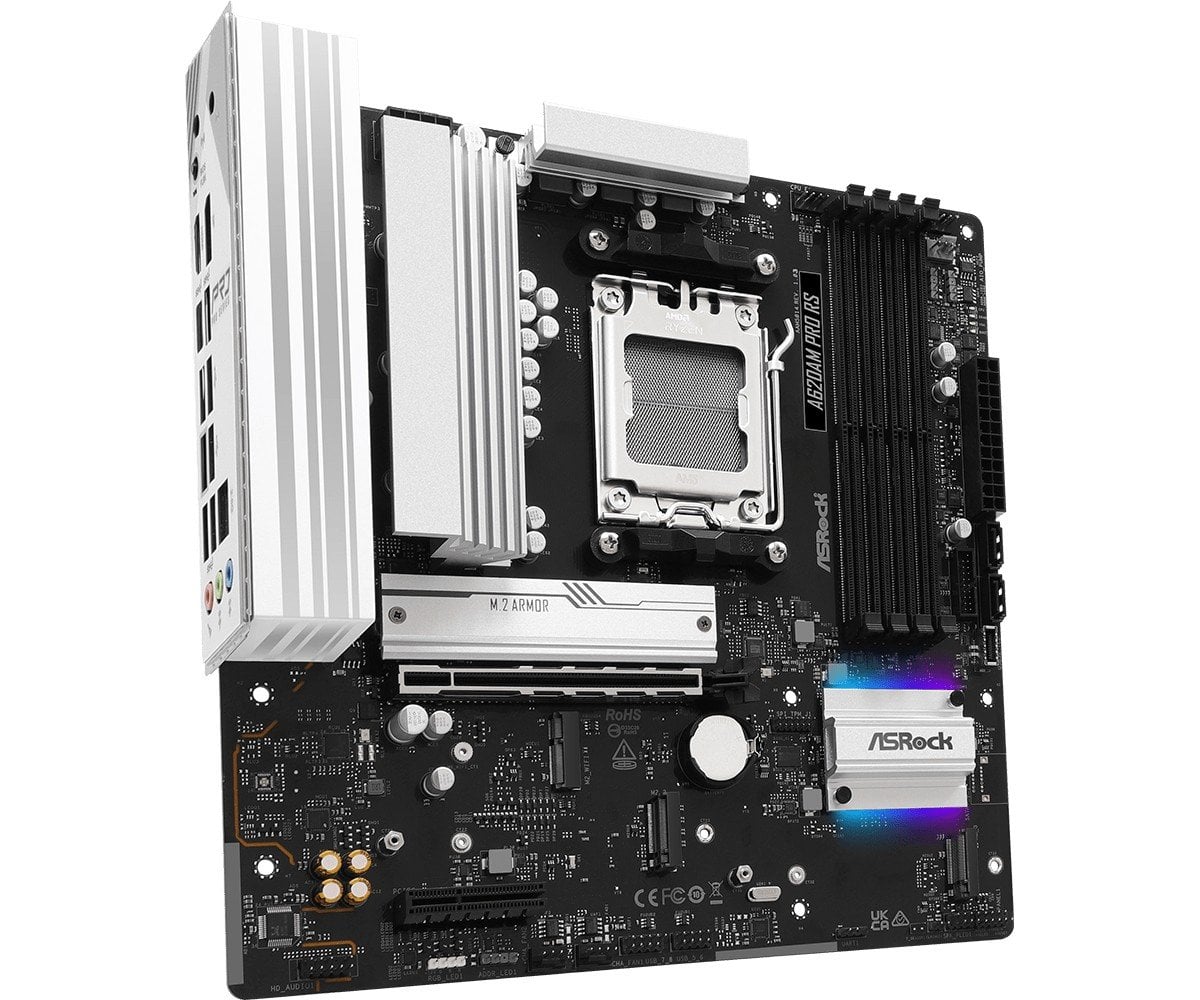 Asrock A620AM Pro RS AMD A620A Emplacement AM5 micro ATX