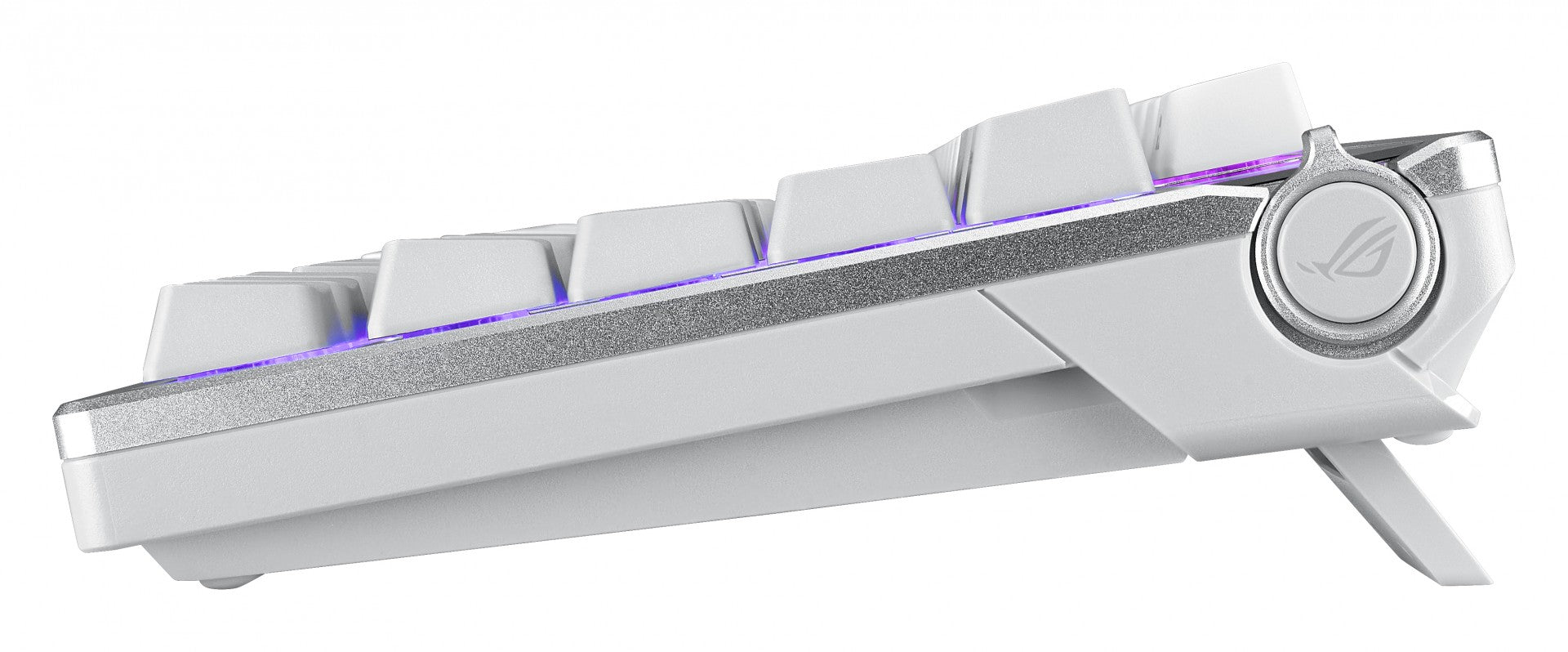 ASUS ROG Azoth White clavier Gaming USB + RF Wireless + Bluetooth Blanc