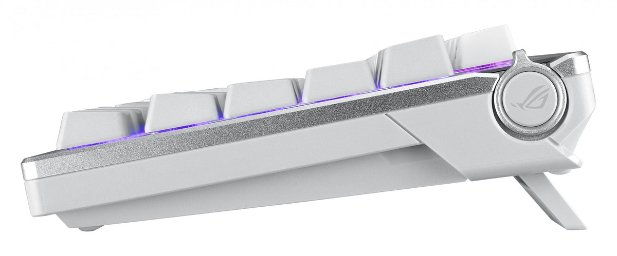 ASUS ROG Azoth White clavier Gaming USB + RF Wireless + Bluetooth Blanc