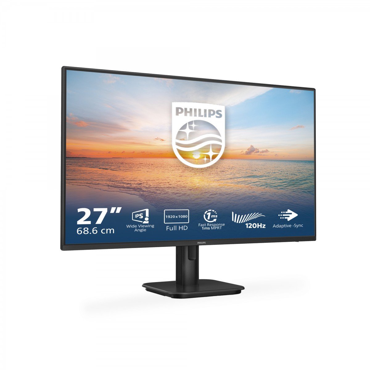 PHILIPS 27E1N1100A  - Ã©cran LED - 27" - 1920 x 1080 Full HD @ 100 Hz - IPS - 250 cd/mÂ² - 1300:1 - 1 ms - HDMI, VGA - haut-parleurs