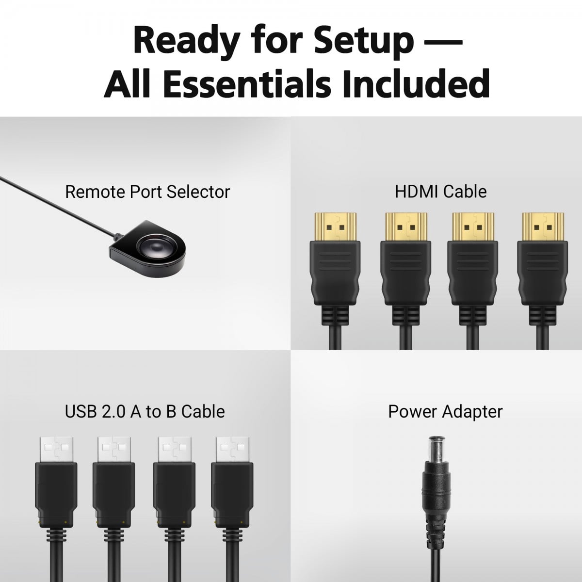 Aten CS784H-AT-G 4-Port USB 4K HDMI KVMP™ Commutateur