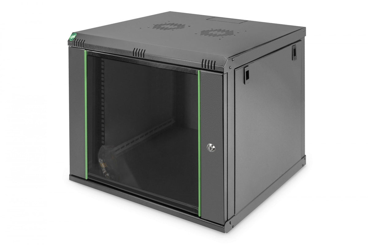 Digitus DN-19 09-U-EC-SW étagere 9U Rack monté sur le mur Noir