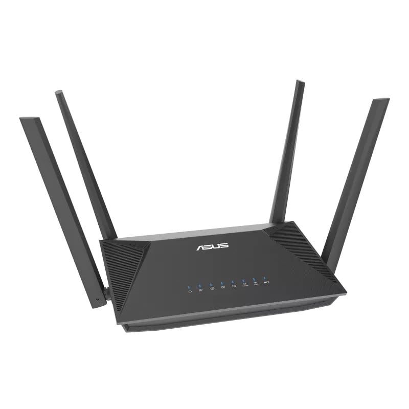 ASUS RT-AX52 AX1800 Dual Band WiFi 6 Extendable Router Instant Guard Parental Controls Built-in VPN AiMesh Compatible