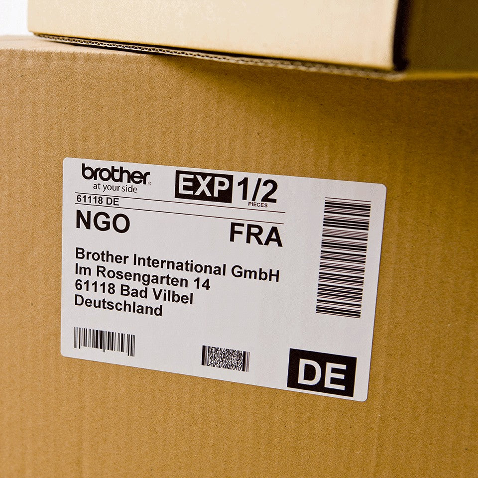BROTHER P-TOUCH DK-11202 die-cut mailing label 62x100mm 300 labels