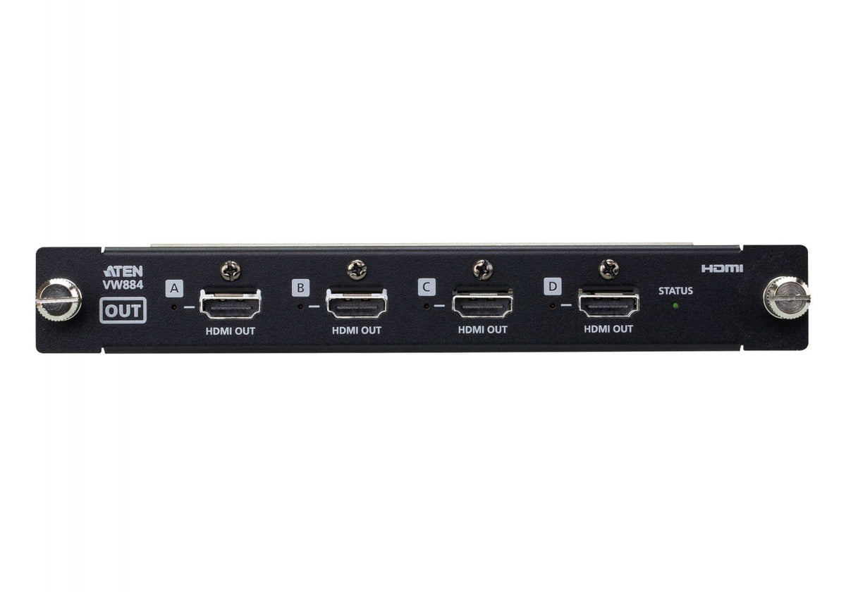 ATEN VW884-AT processeur pour mur d'écran Noir, Vert, Métallique 54,72 W