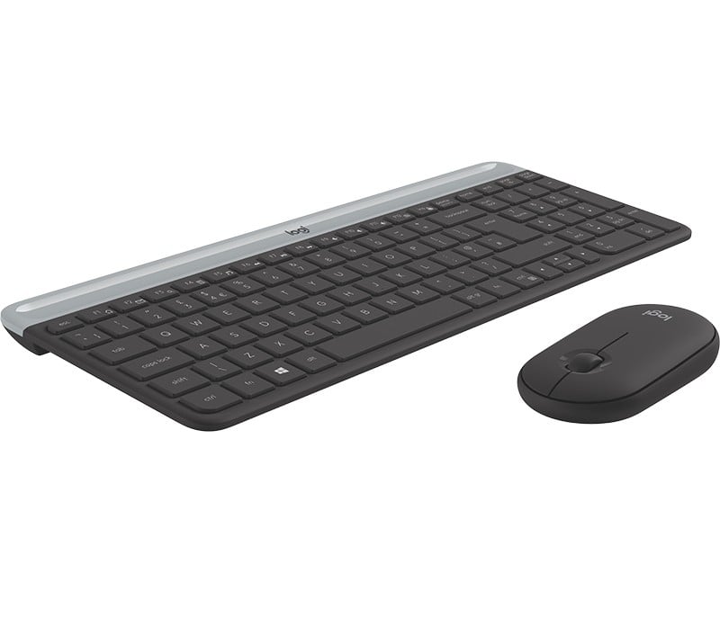 Logitech 920-009200 clavier Souris incluse Universel RF sans fil QWERTY Nordique Graphite