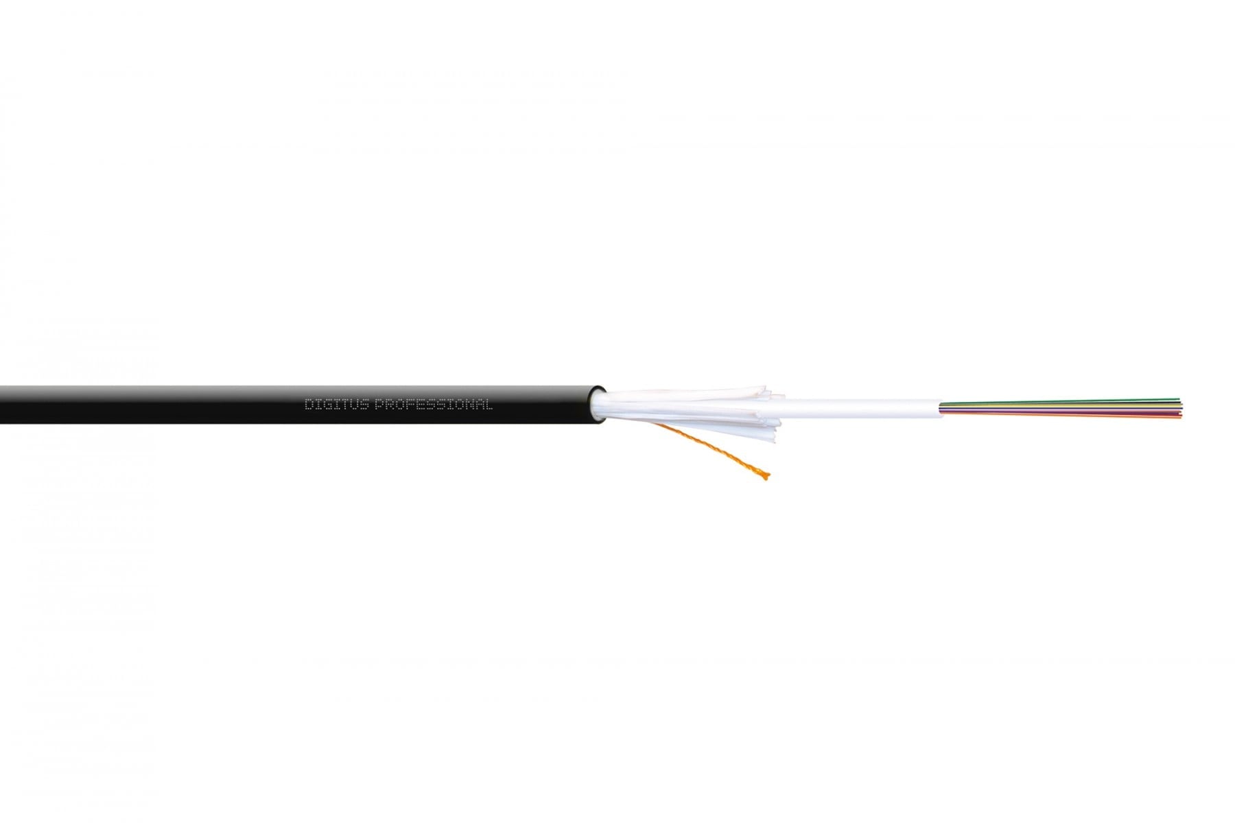 Câble a fibre optique universel DIGITUS 12 cours OM4 50/125, Dca, LSOH, 1500N, noir, A/I-DQ(ZN)BH