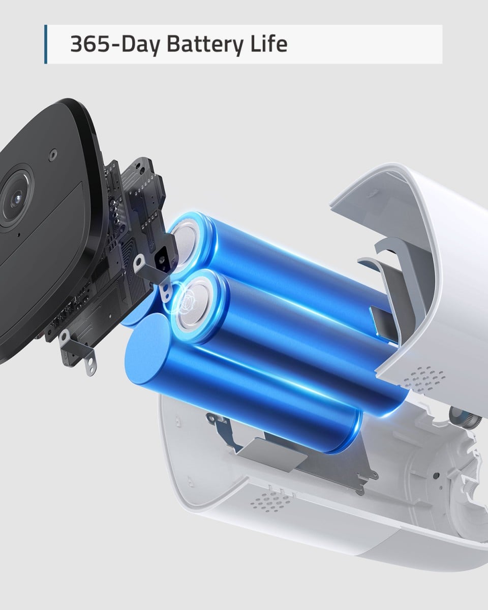 Eufy eufyCam 2 Pro Balle (forme) Caméra de sécurité IP Intérieure et extérieure 2048 x 1080 pixels Mur