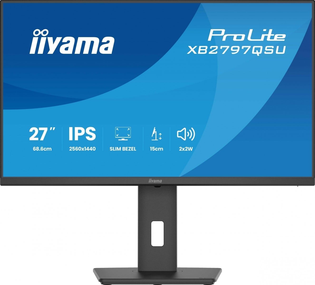 XB2797QSU-B1 27" Business QHD BLACK
