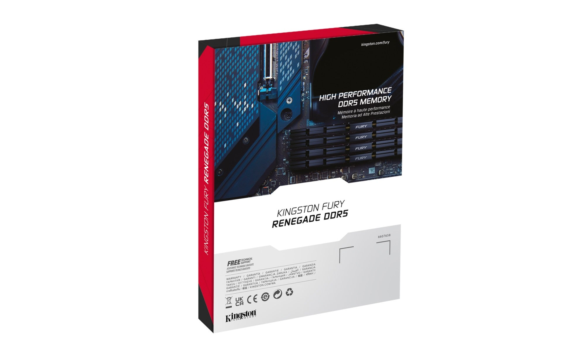 KINGSTON 24Go 8400MT/s DDR5 CL40 CUDIMM FURY Renegade Silver XMP