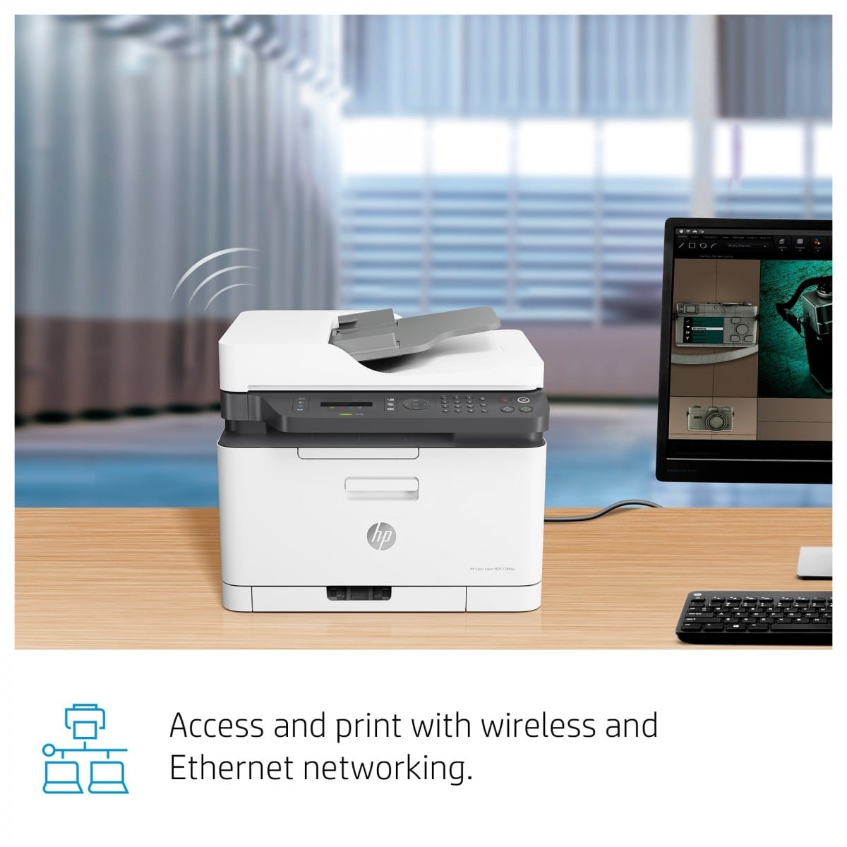 HP Color Laser MFP 179fnw MFP colour laser A4 14ppm Copy 18ppm Print 150sheets USB LAN Wi-Fi imprimante laser multifonction