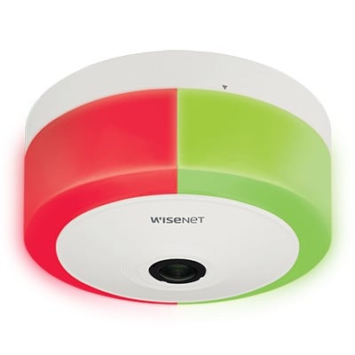 Hanwha TNF-9010 caméra de sécurité Caméra de sécurité IP Intérieure 3008 x 3008 pixels Plafond/mur