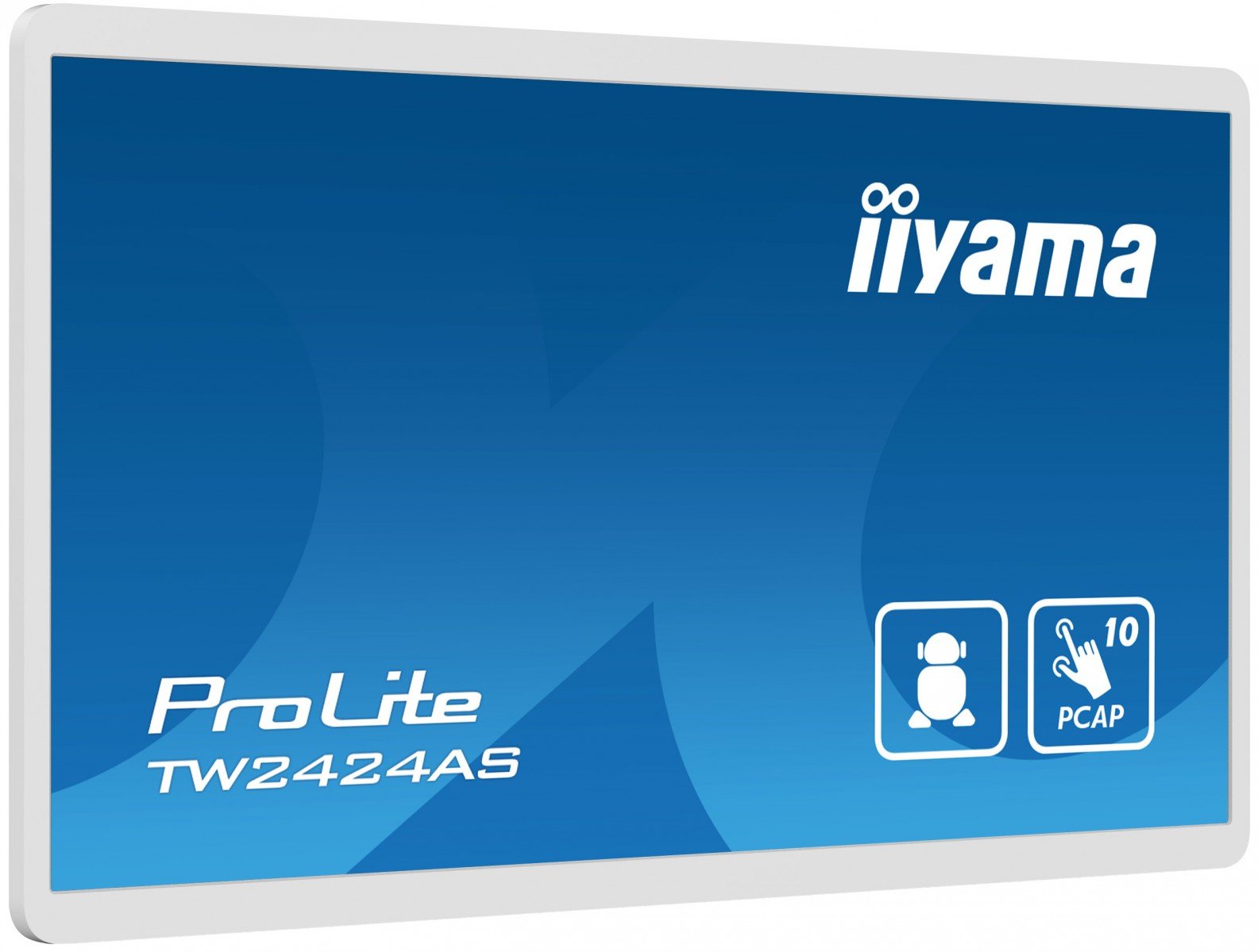 "iiyama TW2424AS-W1 Écran d'affichage dynamique Écran plat de signalisation numérique 60,5 cm (23.8"") Wifi 250 cd/m2 4K Ultra HD Noir Écran tactile Intégré dans "