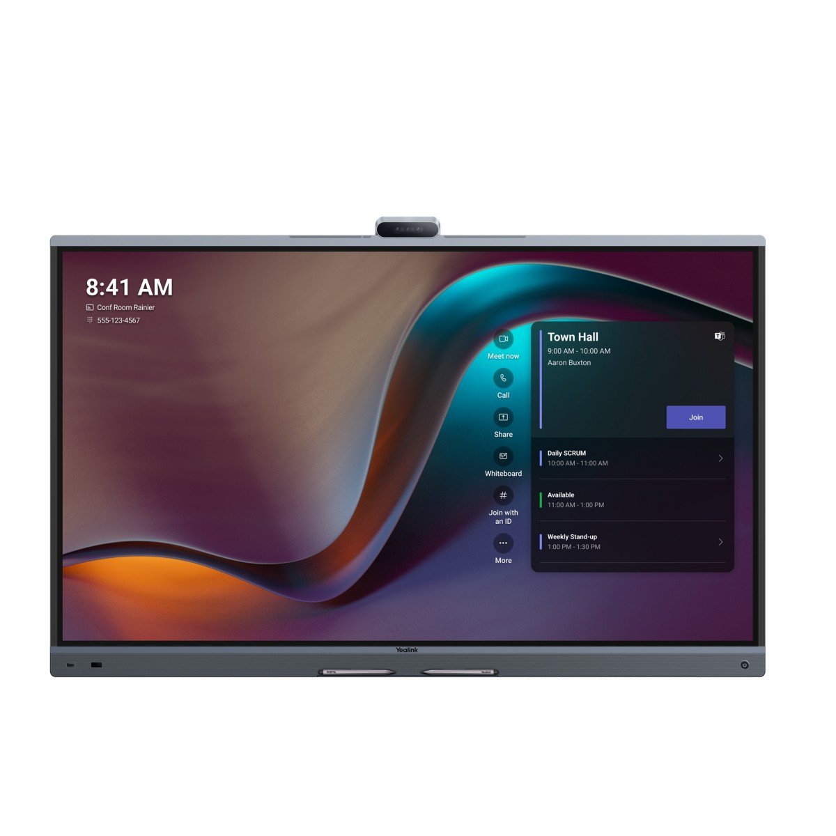 Yealink 1203671 MeetingBoard 86 Pro Écran 4K avec Android et Wi-Fi 6