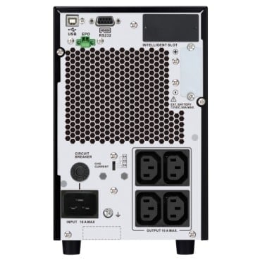 APC Easy UPS On-Line UPS tower extended runtime AC 220/230/240V 1800Watt 2000VA 1-phase lead acid USB serial oc 4 EU BK RAL 7010