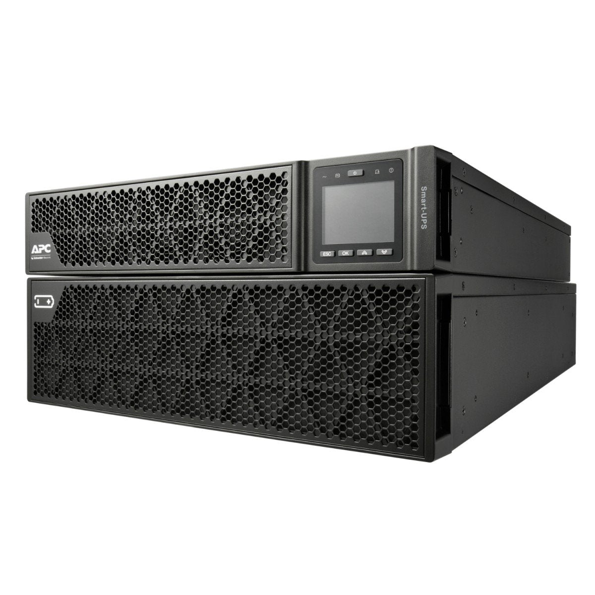 APC Smart-UPS On-Line-G 8kVA 8kW Tower 230V 2x IEC C13+1x IEC C19+Hard wire 3-wire H+N+E outlets Network Card wo rail kit