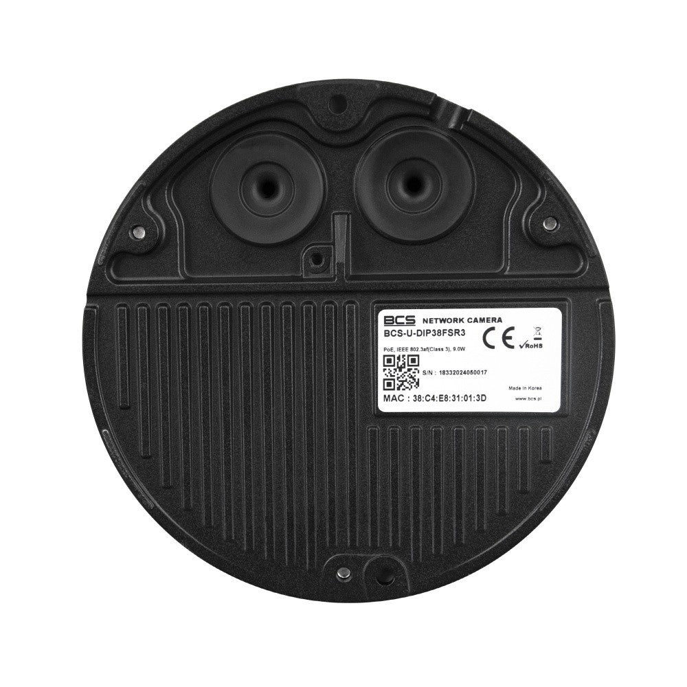 BCS BCS-U-DIP38FSR3 Caméra Dome IP 8MP avec IR 30m et Boîtier IP67, IK10