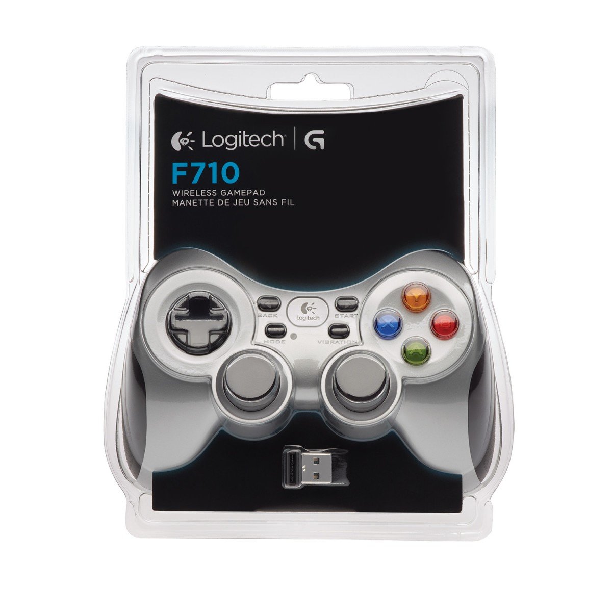 LOGITECH Wireless Gamepad F710 Gamepad 10 buttons wireless 2.4 GHz for PC
