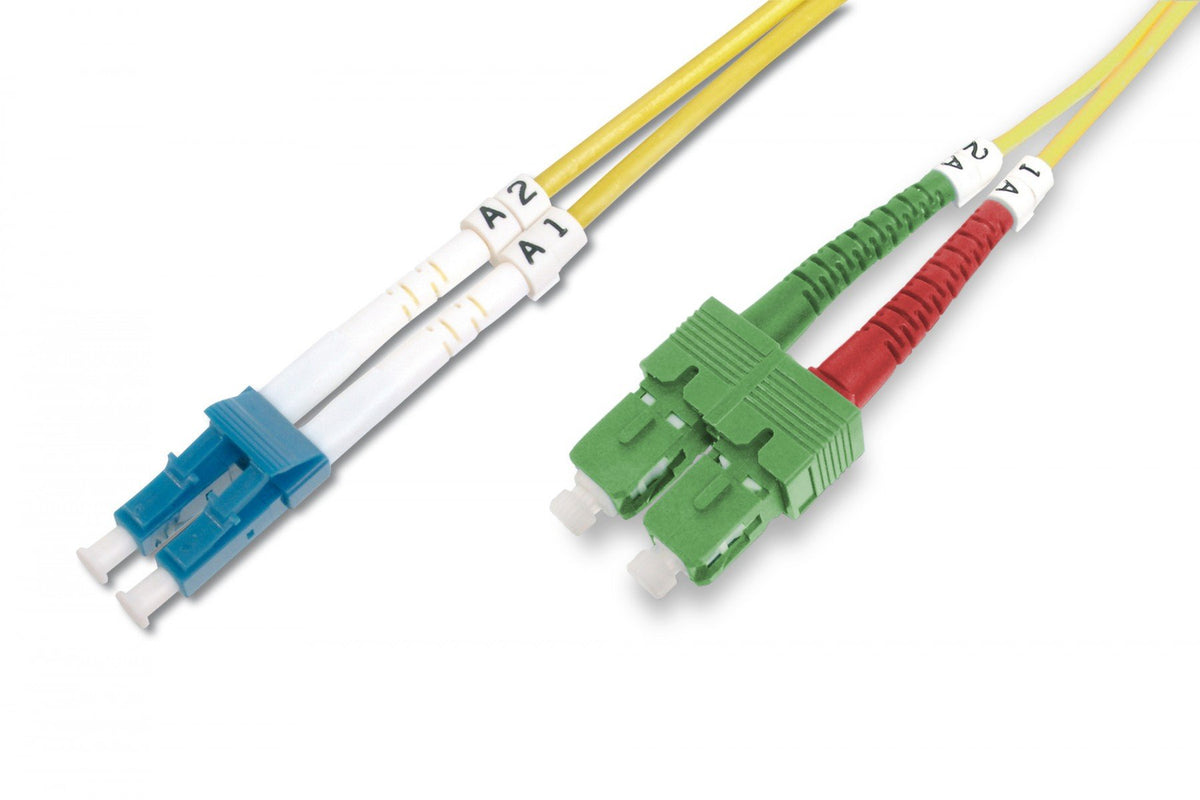 Digitus DK-292SCA3LC-02 câble InfiniBand et a fibres optiques 2 m I-VH Jaune