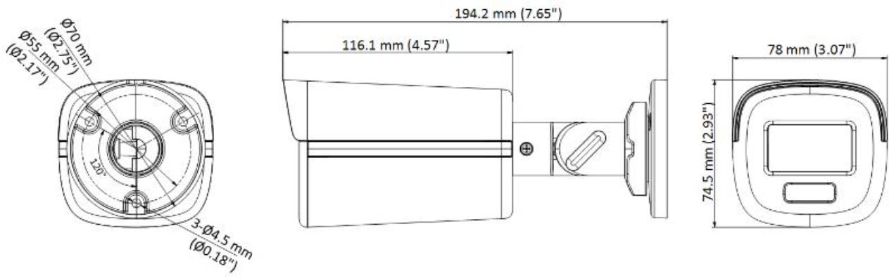 Hikvision DS-2CE12KF3T-LE(2.8mm) 3K caméra Bullet ColorVu a double éclairage PoC fixe