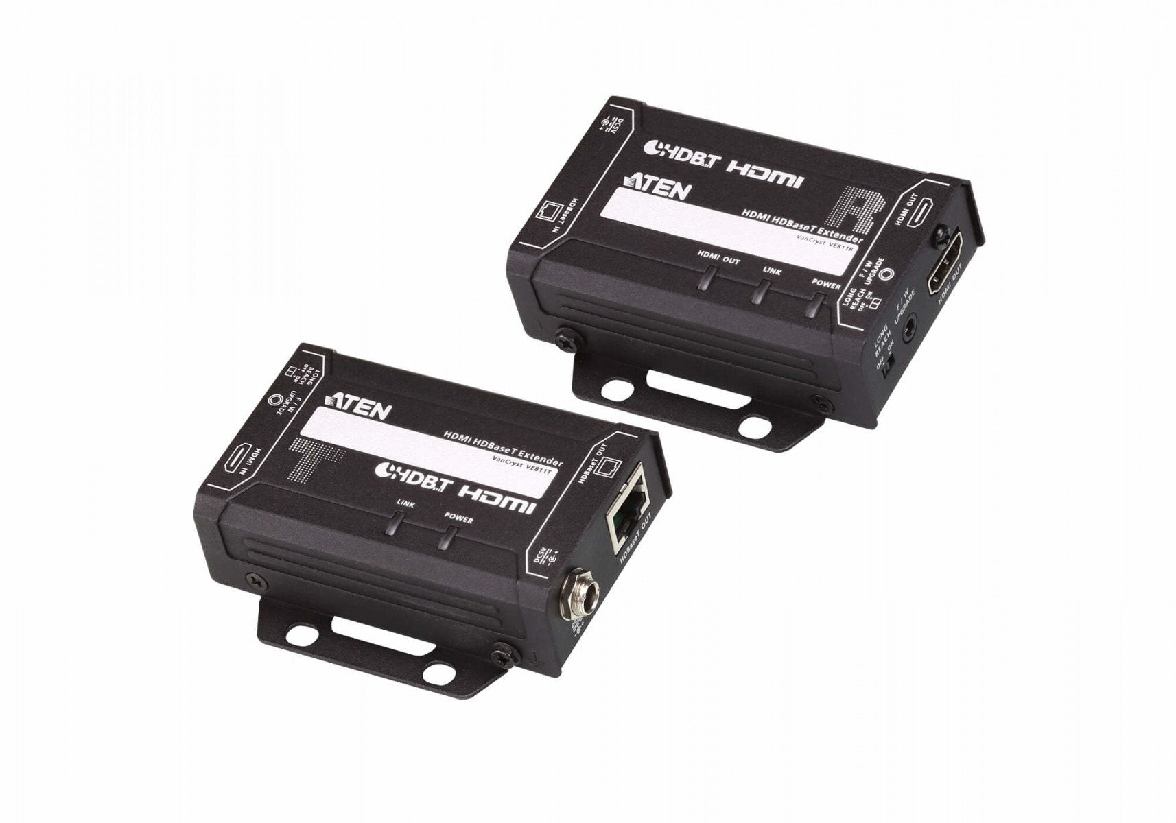 ATEN VE811 - 4096 x 2160 pixels - Émetteur et récepteur AV - 150 m - Avec fil - Compatibilité 3D - HDCP