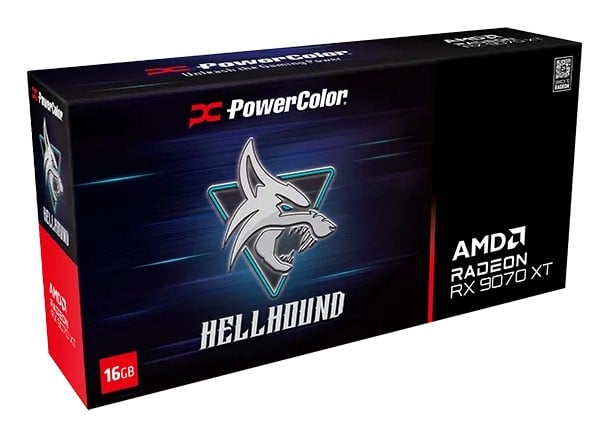 PowerColor Radeon RX 9070 XT Hellhound 16 Go GDDR6