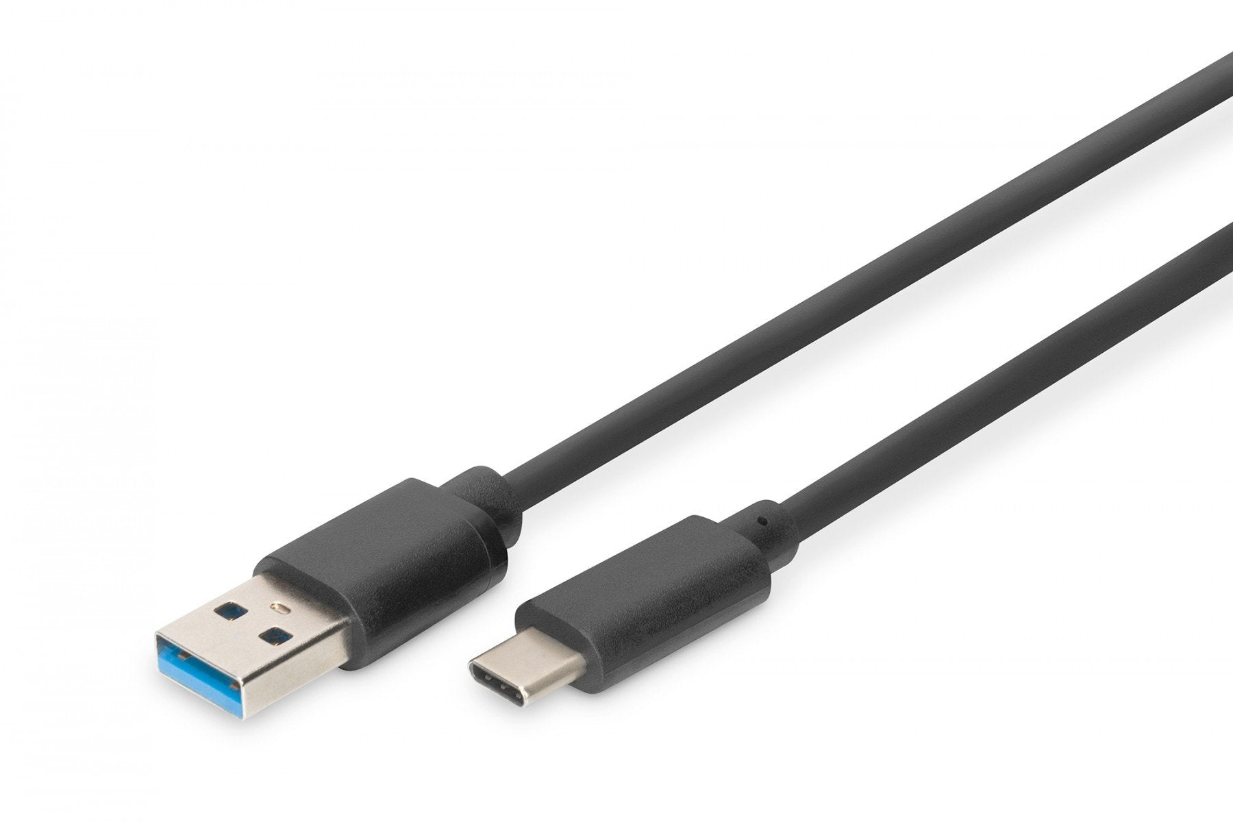 Digitus DB-300136-010-S câble USB USB 3.2 Gen 1 (3.1 Gen 1) 1 m USB C USB A 5 Gbit/s Noir