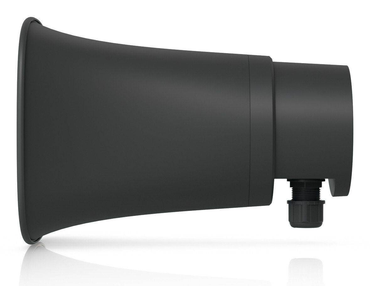 All-weather PoE 120 dB horn speaker with