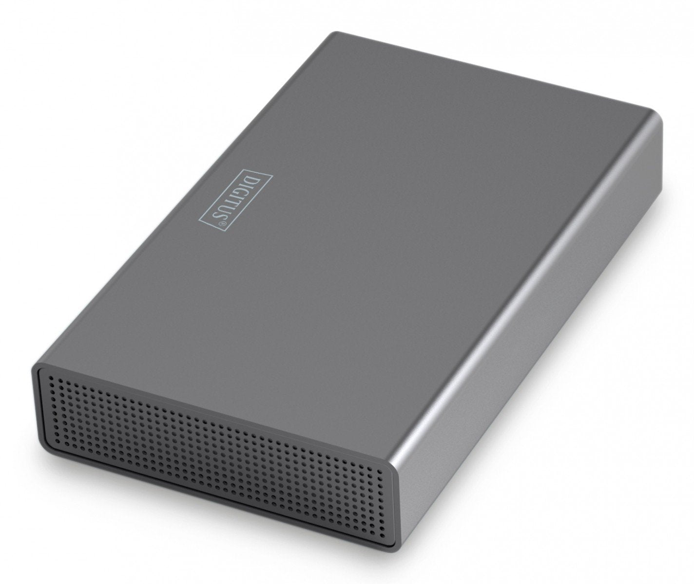 "Boîtier USB 3.0 pour SSD/HDD SATA III 3,5"" max. 16 To avec alimentation, en aluminium"