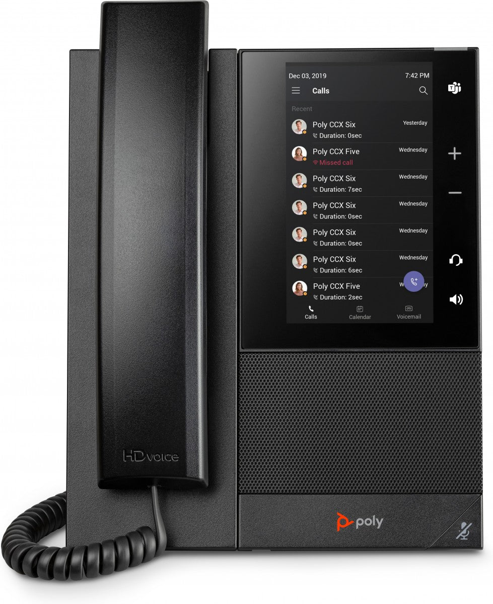 Poly CCX 505 BMP MS PoE-e
