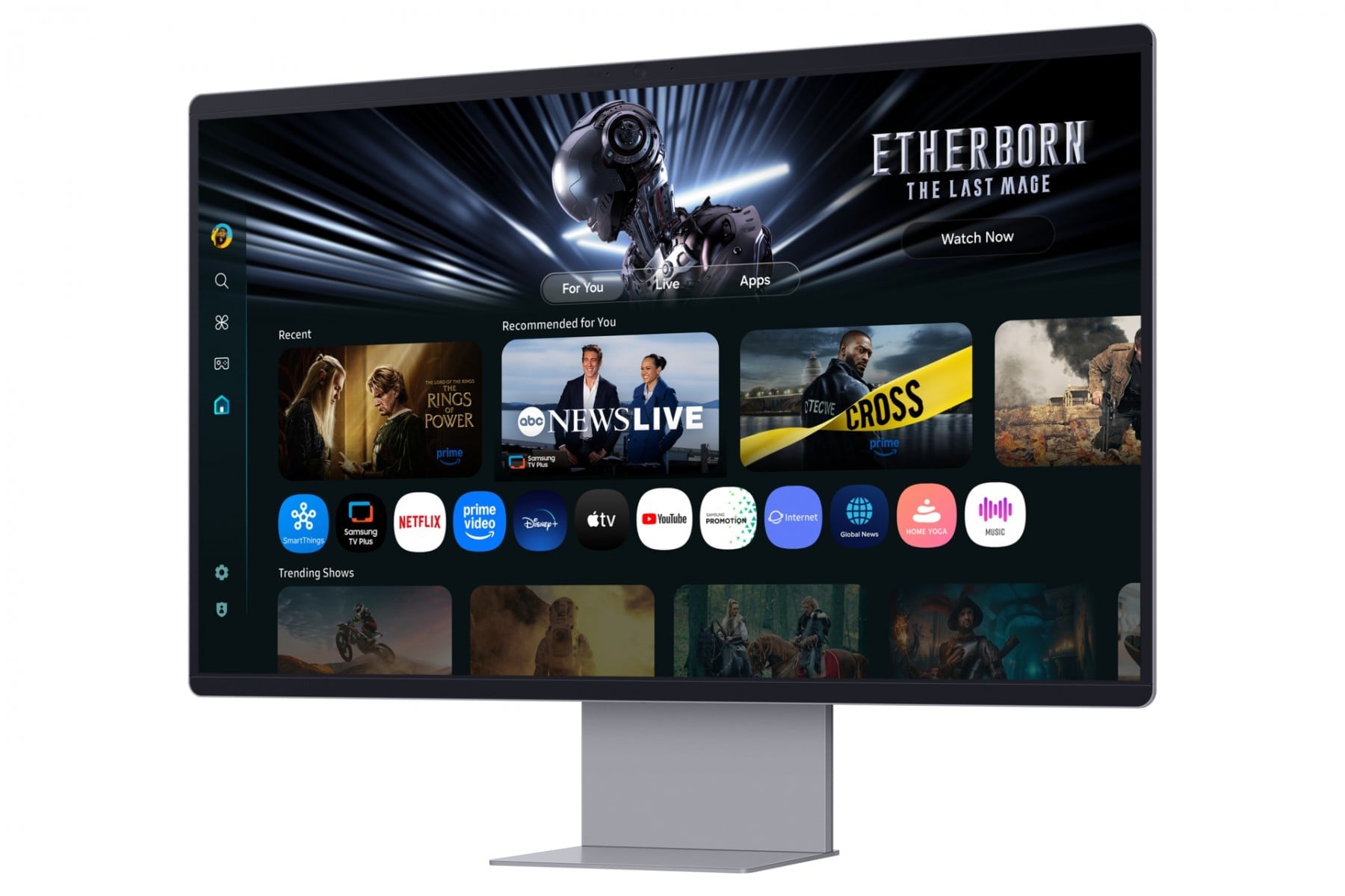 SAMSUNG LS32FM900SUXEN 32p OLED 3840x2160 16:9 HDMI DP USB Silver