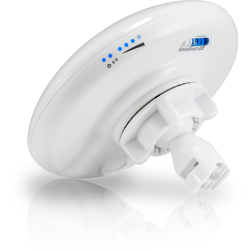Ubiquiti NBE-2AC-13 Networks NanoBeam 2AC Blanc Connexion Ethernet, supportant l'alimentation via ce port (PoE)