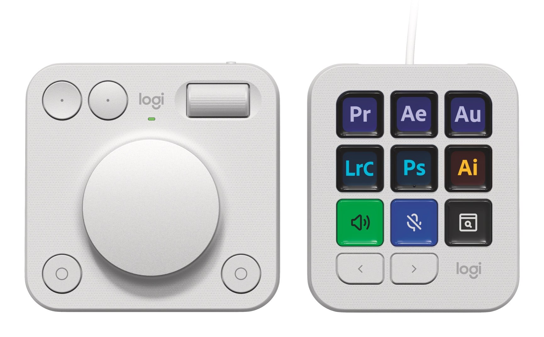 Logitech MX Creative Console-PALE GREY-E