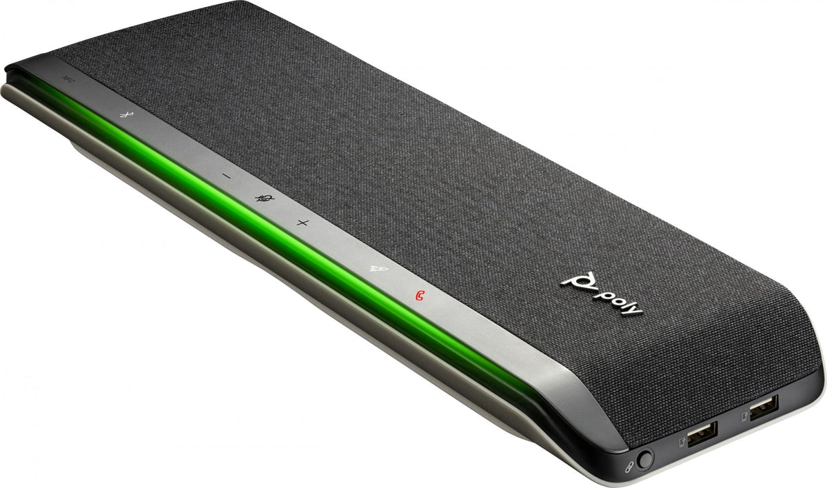 HP Poly Sync 60 Speakerphone haut-parleur Téléphone mobile / PC USB/Bluetooth Argent