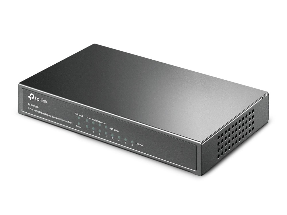 8 port 10/100M PoE Switch