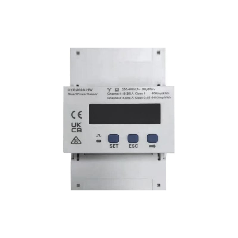 Compteur Huawei, mesure directe 80A ou plus avec l'utilisation de transformateurs