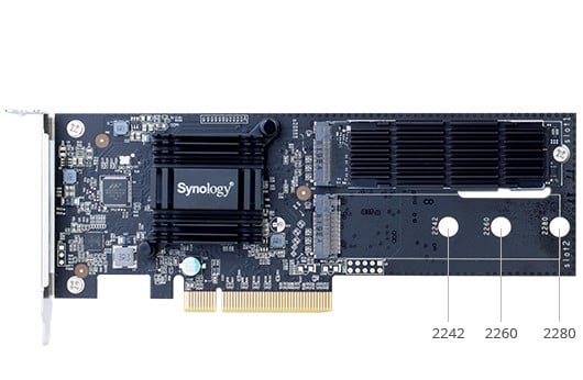 SYNOLOGY M2D18 Synology M2D18 NVMe/SATA SSD adapter card